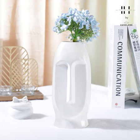 Abstract Face Glossy Vase - (MVS)