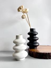 Wiggly Ceramic Vase - (MVS)