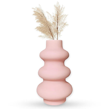 Playful Stacked Wiggly Vase - (MVS)