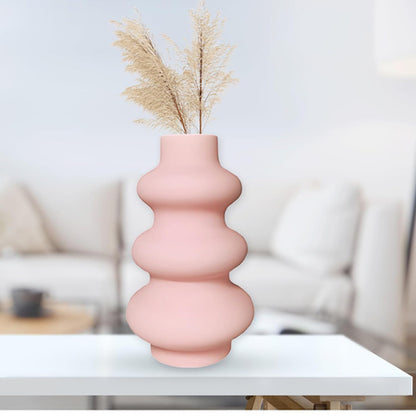 Playful Stacked Wiggly Vase - (MVS)