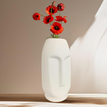 Abstract Face Matte Vase - (MVS)