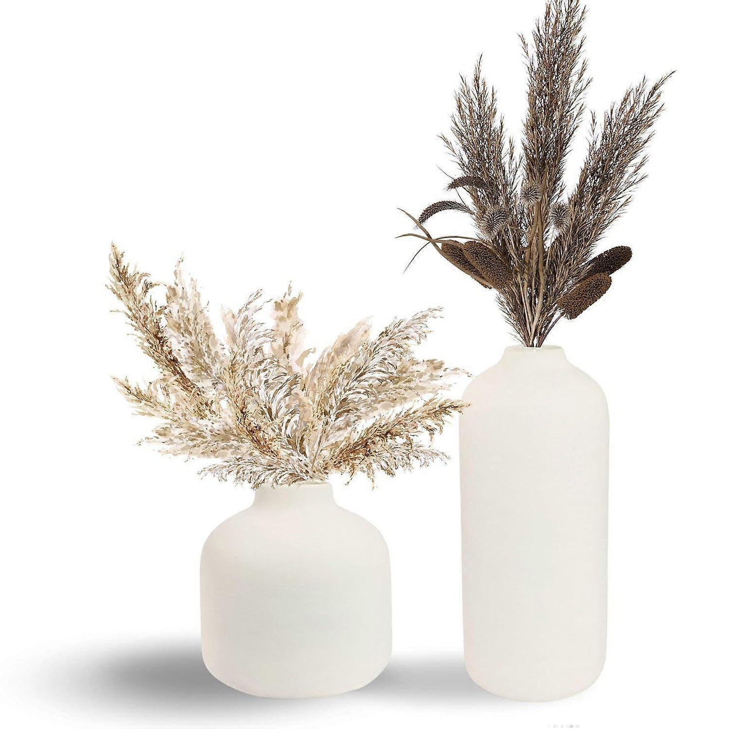 Cylindrical Ceramic Vase Set - (MVS)