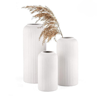 Flute Ceramic Vase Set - (MVS)