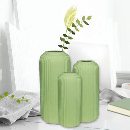 Flute Ceramic Vase Set - (MVS)