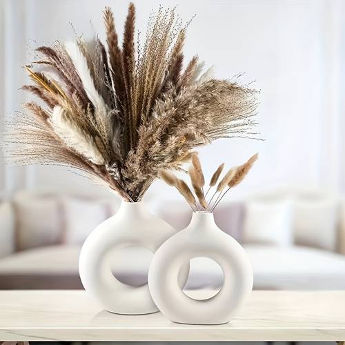Donut Ceramic Matte Vase Set - (MVS)