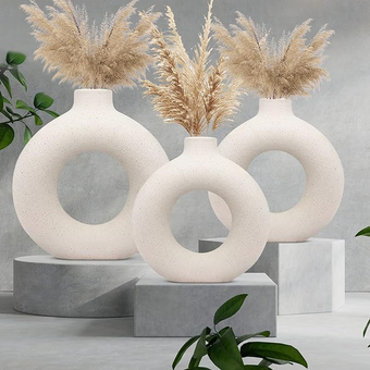 Donut Ceramic Vase Set - (MVS)