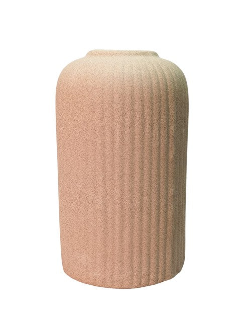 Flute Ceramic Vase - (MVS)