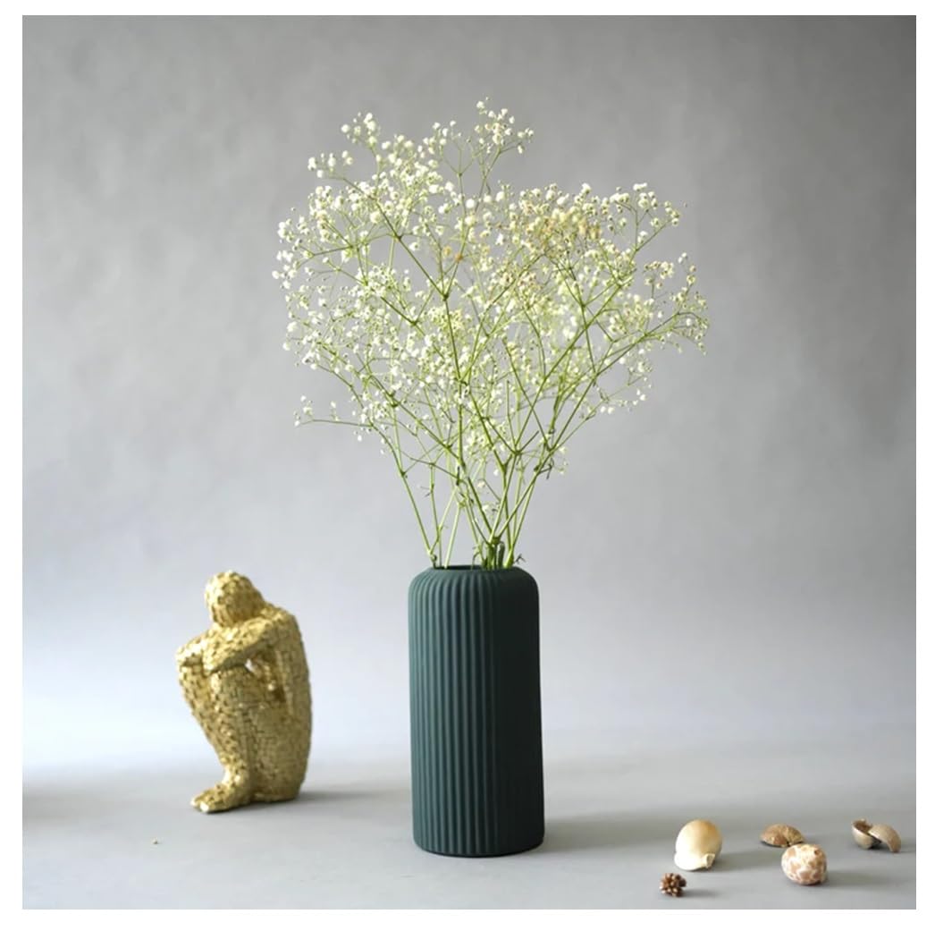 Flute Ceramic Vase - (MVS)