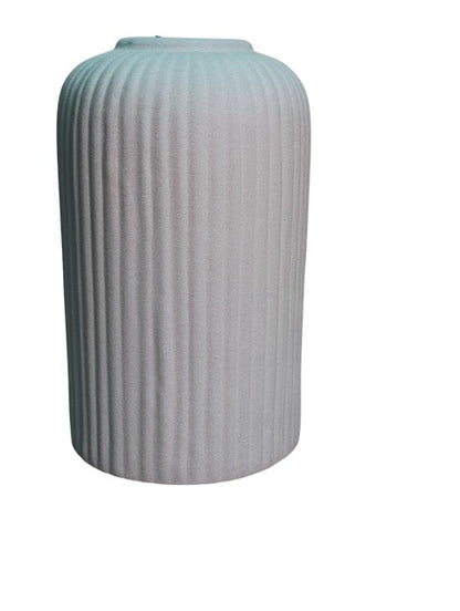 Flute Ceramic Vase - (MVS)
