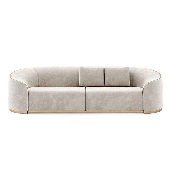 Verona Block-Tufted Bouclé 2-Seater Sofa (2100mm) - (NO)