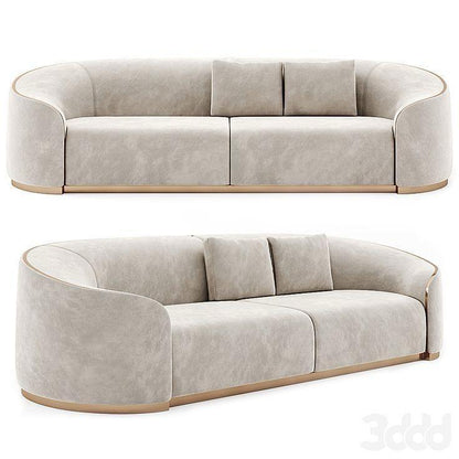 Verona Block-Tufted Bouclé 2-Seater Sofa (2100mm) - (NO)