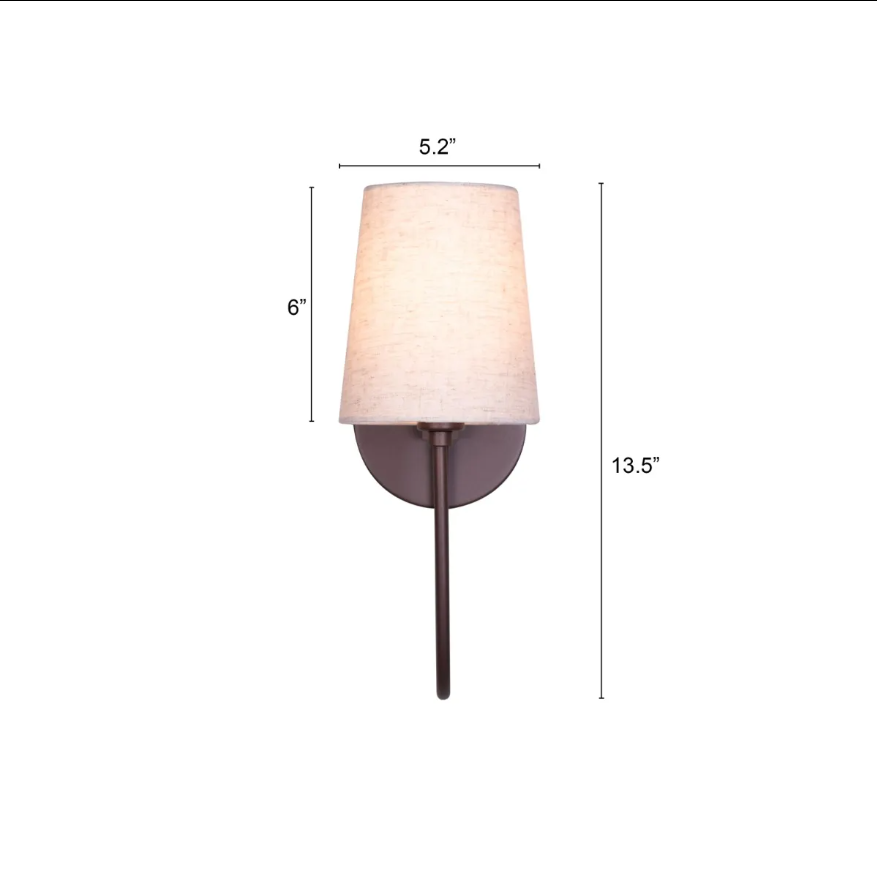 Vesper Arched Globe Wall Light - 8in * 12in (J)