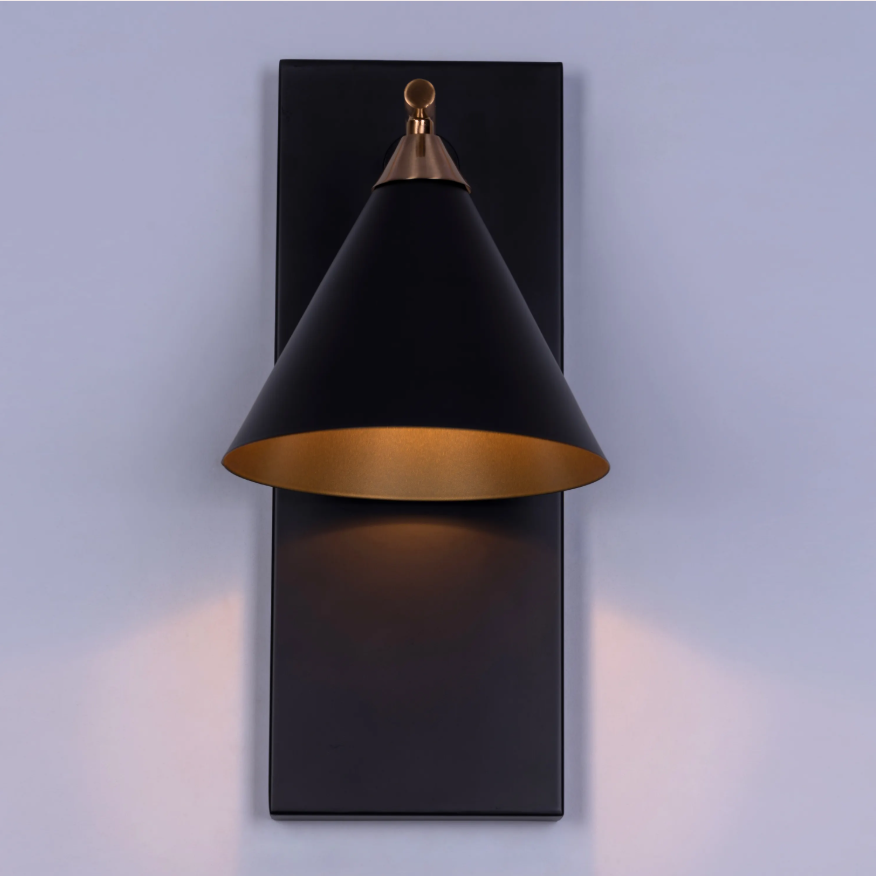 Vesper Mid-Century Conical Sconce Wall Light - 7.5in * 16in (J)