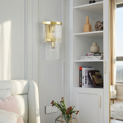 Vesta Long-Stem Glass Wall Light - 10in * 17in (J)