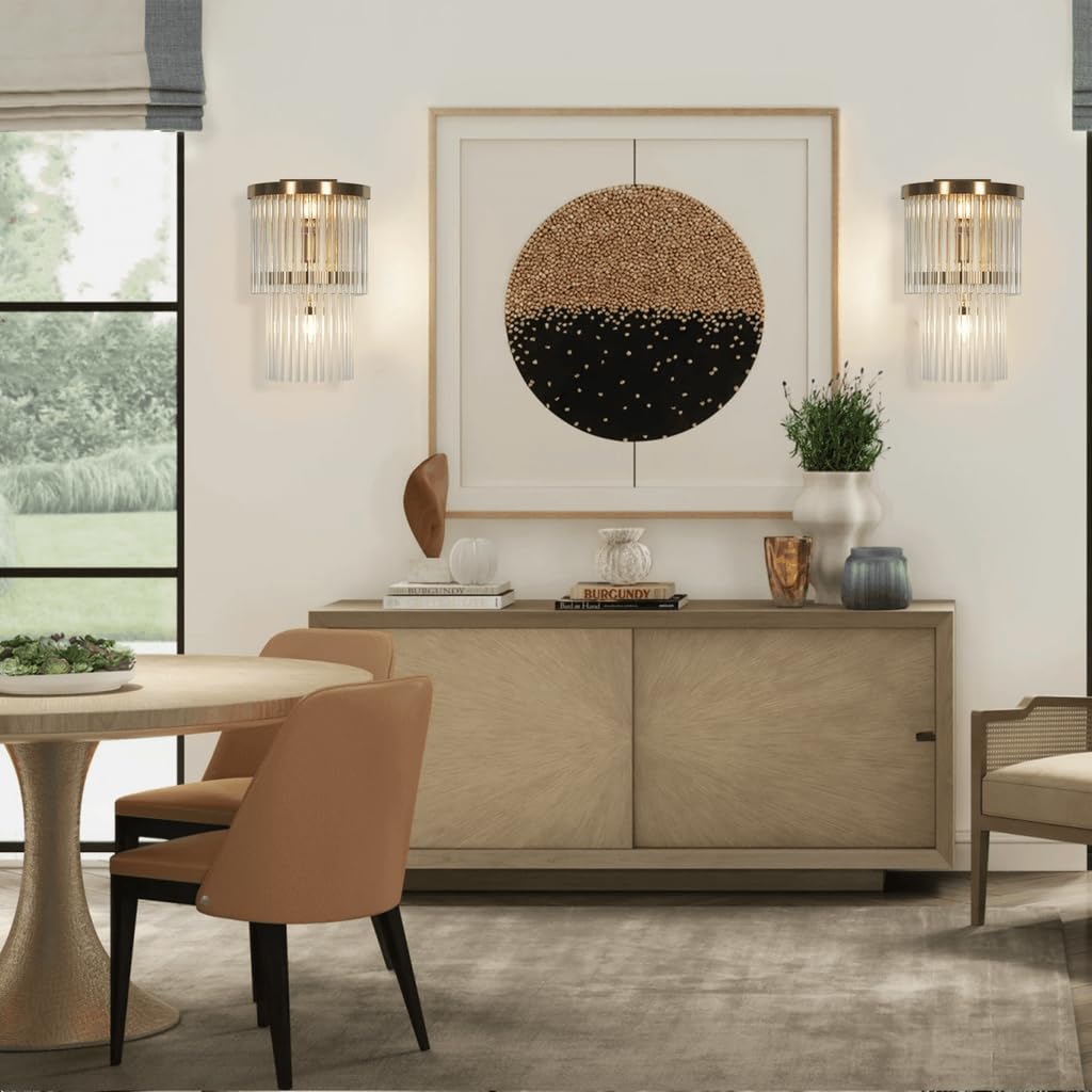 Vesta Long-Stem Glass Wall Light - 10in * 17in (J)