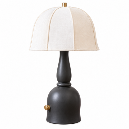 Vintage Rechargeable Wooden Table Lamp (PL)