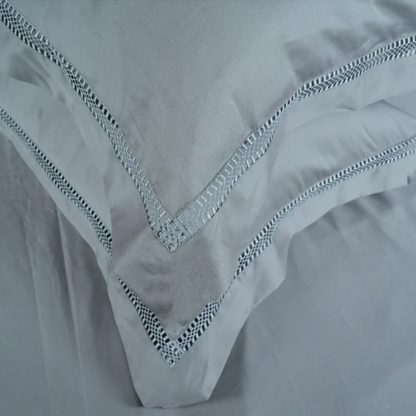 WAVS Bedsheet (300TC SATIN) - 100% Cotton King-Size Bedsheet + 2 Pillow Covers