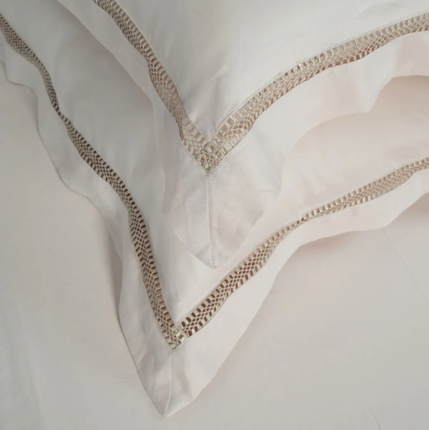 WAVS Bedsheet (300TC SATIN) - 100% Cotton King-Size Bedsheet + 2 Pillow Covers