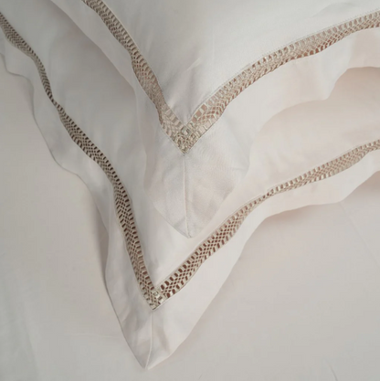 WAVS Bedsheet (300TC SATIN) - 100% Cotton King-Size Bedsheet + 2 Pillow Covers