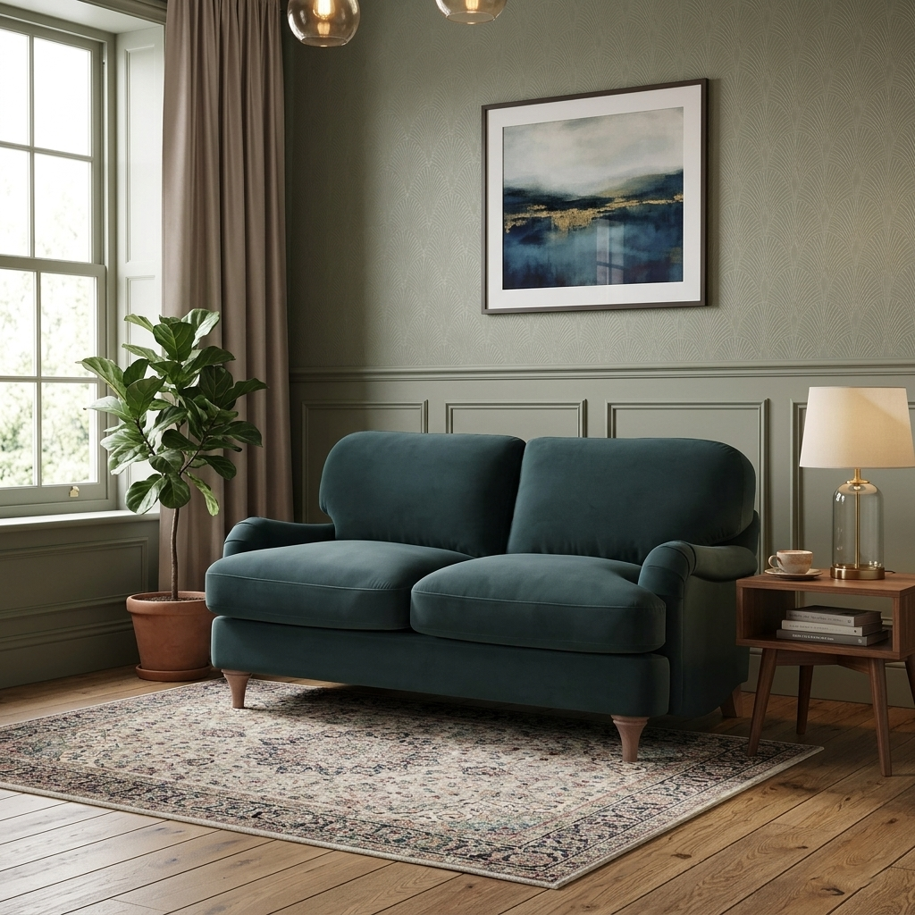 Wabi Upholstered 2-Seater Sofa W 152 x D 89 x H 78 cm - (OT)