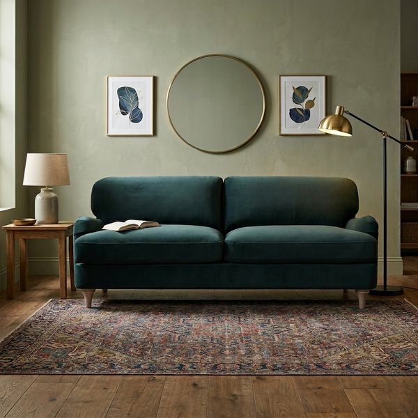 Wabi Upholstered 3-Seater Sofa W 203 x D 89 x H 78 cm - (OT)