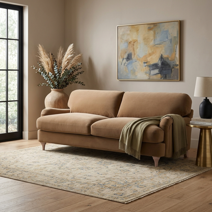 Wabi Upholstered 3-Seater Sofa W 203 x D 89 x H 78 cm - (OT)