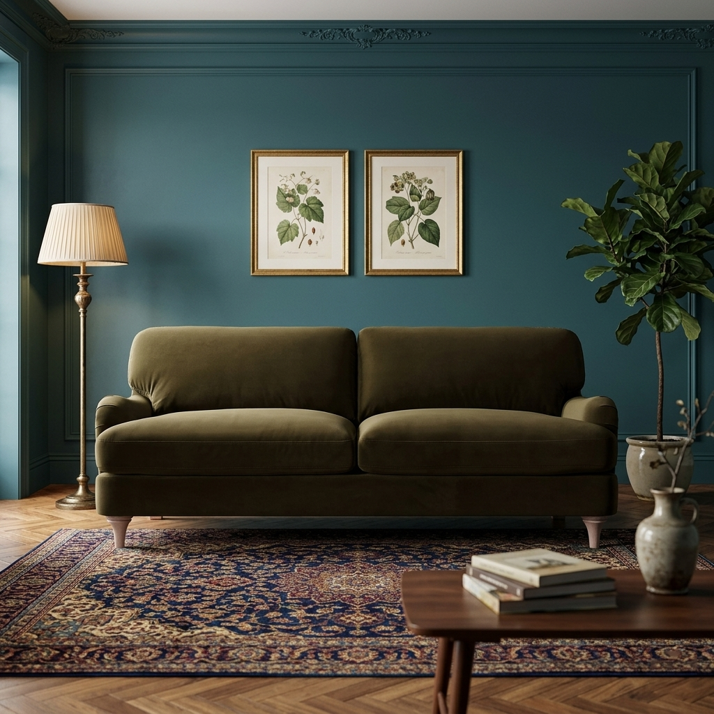 Wabi Upholstered 3-Seater Sofa W 203 x D 89 x H 78 cm - (OT)