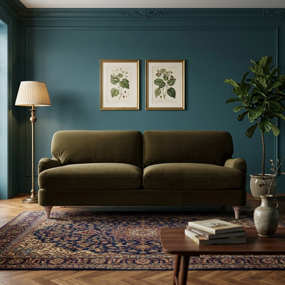 Wabi Upholstered 3-Seater Sofa W 203 x D 89 x H 78 cm - (OT)