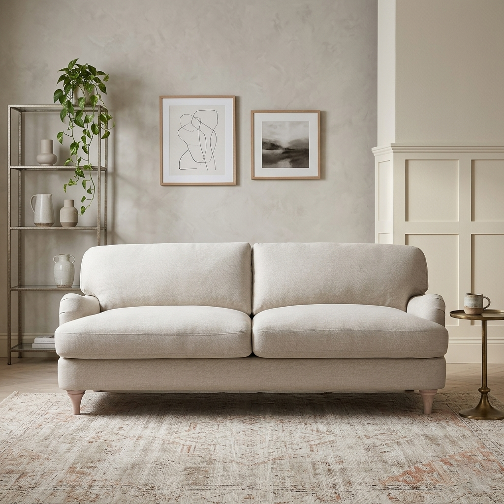 Wabi Upholstered 3-Seater Sofa W 203 x D 89 x H 78 cm - (OT)