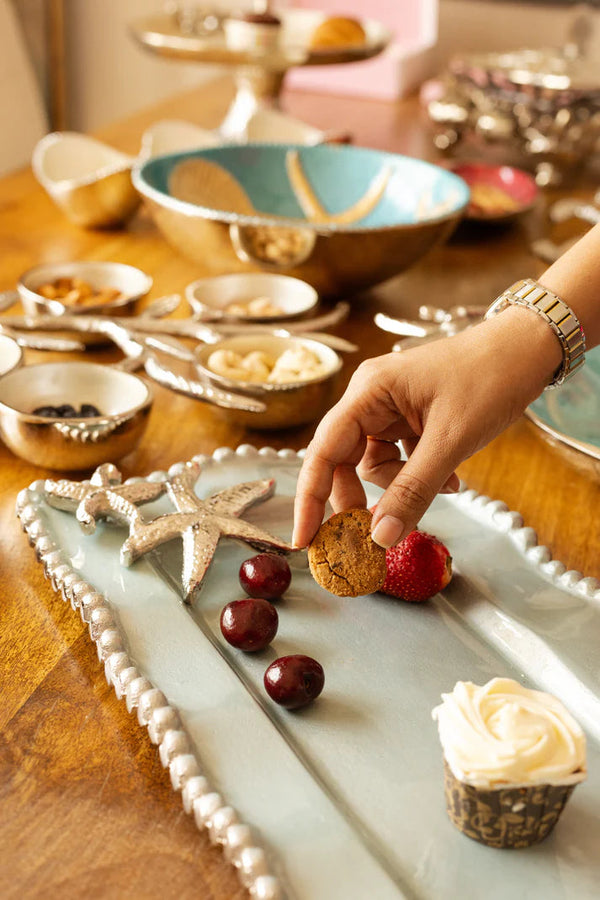 Aluminium Wavy Serving Platter (UHD) Urban Nivasa