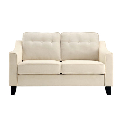 Waza Upholstered Fabric 2-Seater Slope Arm Sofa W 148 x D 84 x H 87 cm - (OT)