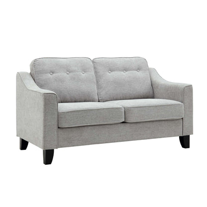 Waza Upholstered Fabric 2-Seater Slope Arm Sofa W 148 x D 84 x H 87 cm - (OT)