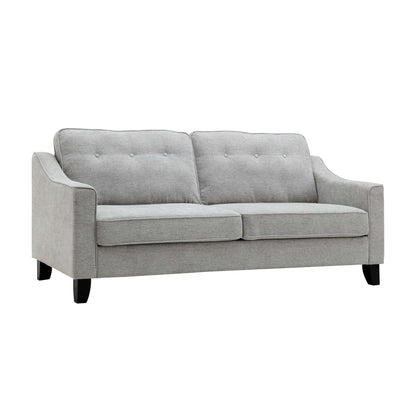 Waza Upholstered Fabric 3-Seater Slope Arm Sofa W 191 x D 84 x H 87 cm - (OT)
