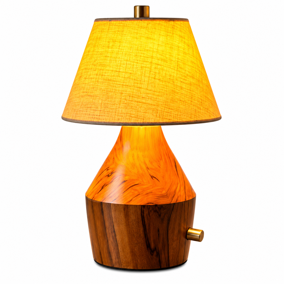 Welin Rechargeable Wooden Table Lamp (PL)