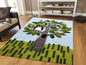 Owl Rug (White & Green) - BR Urban Nivasa