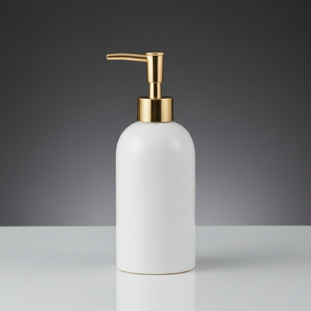 Artisan Ceramic Soap Dispenser (W)