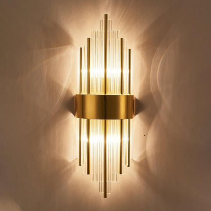 Zenith Arch Double Pillar Wall Light - 8in * 24in (J)