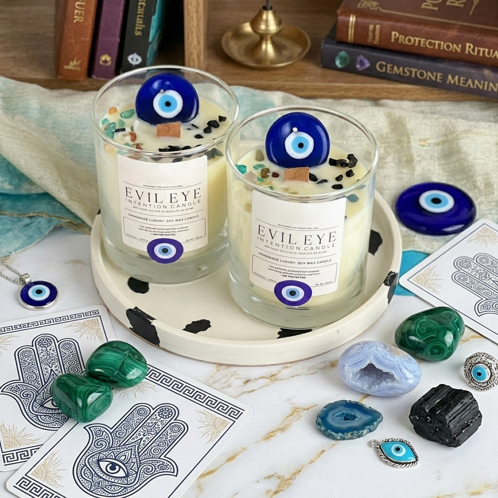 Evil Eye Intention Candle - 3.25 * 2.75in (TCA)