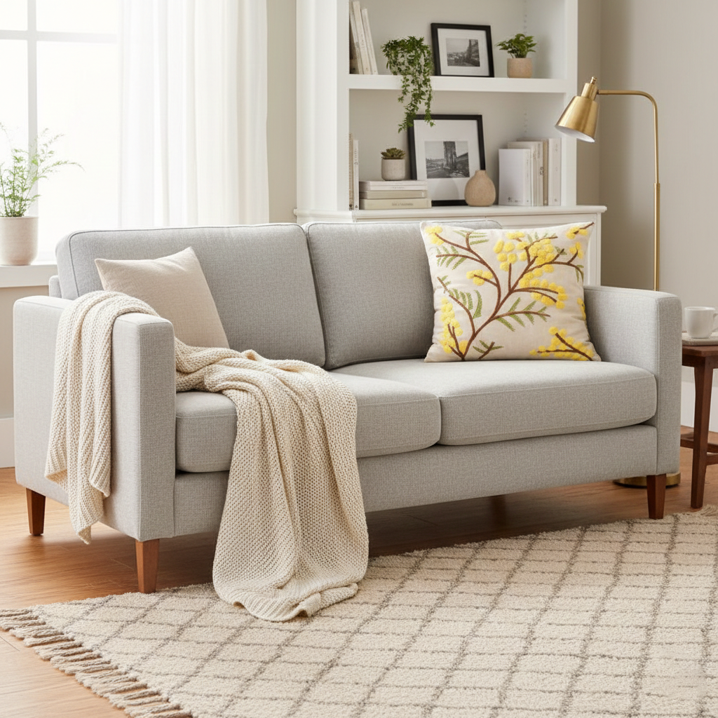 Blooming Dandelions Sofa Cushion Cover 40*40cms - (TFB)