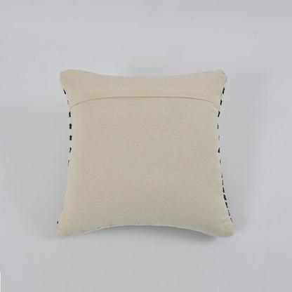 Artisan-Inspired Tufted & Striped Cushion Covers - 16*16 inches Set of 2 (TFB)