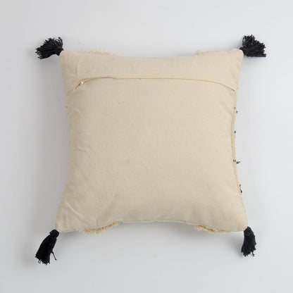 Artisan Hand-Tufted Monochrome Cushion Covers - 16*16 inches Set of 2 (TFB)