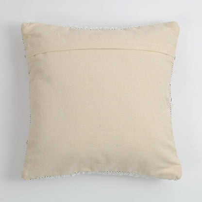Artisan Hand-Tufted & Textured Cloud Tassel Cushion Covers - 16*16 inches Set of 2 (TFB)