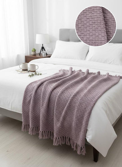 Bubble Textured Lightweight Throws - 50*60 inches (TFB)