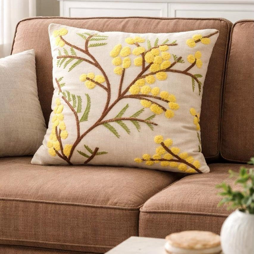 Blooming Dandelions Sofa Cushion Cover 40*40cms - (TFB)