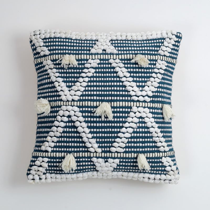 Coastal Elegance Tufted Cushion Covers - 16*16 inches Set of 2 (TFB)