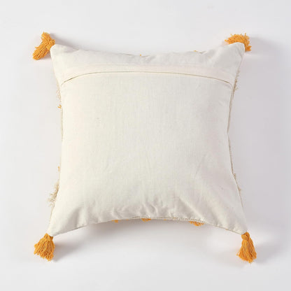 Boho-Chic Zig-Zag Hand-Tufted Cushion Covers - 16*16 inches Set of 2 (TFB)