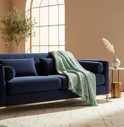Waffle Weave Tassel Throws - 50*60 inches (TFB)