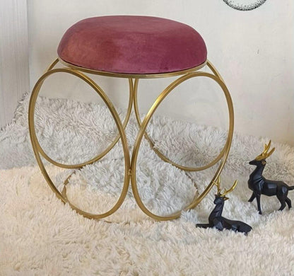 Art Deco Inspired Ottoman - 16*14 inches (TFB)