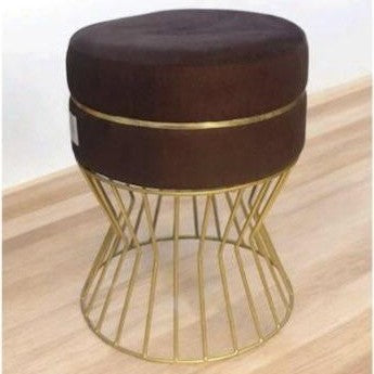 Glamorous Velvet Accent Ottoman - 16*14 inches (TFB)