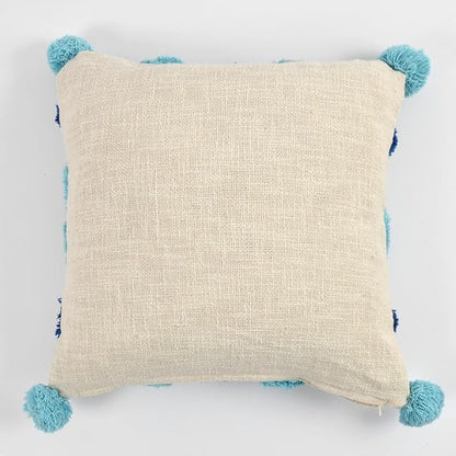 Vibrant Contrast Hand-Tufted Cushion Covers - 16*16 inches Set of 2 (TFB)